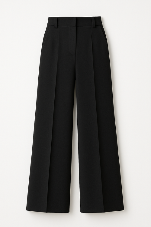 Women's Square Pants - Wide Leg Trousers